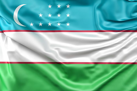 Uzbekistan flag